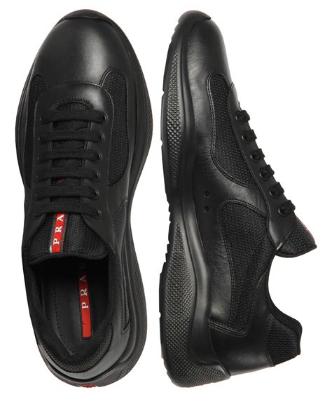 prada sneaker schuhe herren|prada denim sneakers.